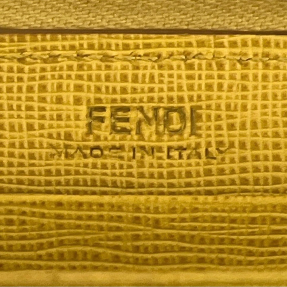 Fendi Mustard Yellow Zip Wallet - Picture 11 of 13